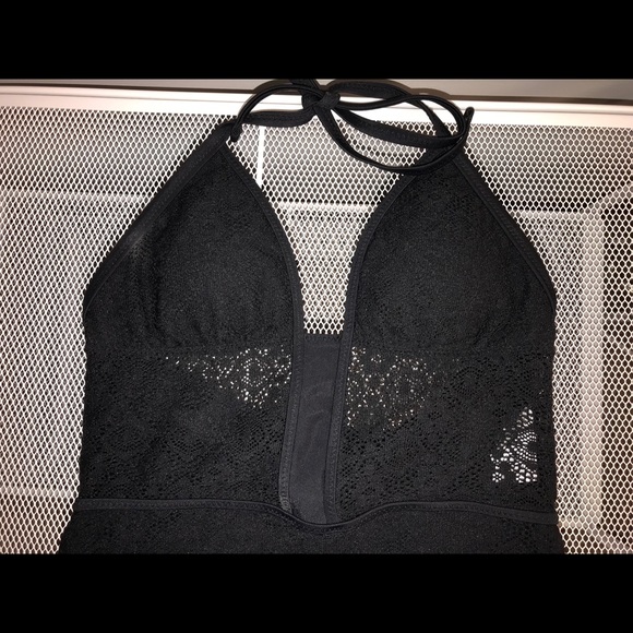 Lace One-piece Swimsuit - Picture 2 of 4